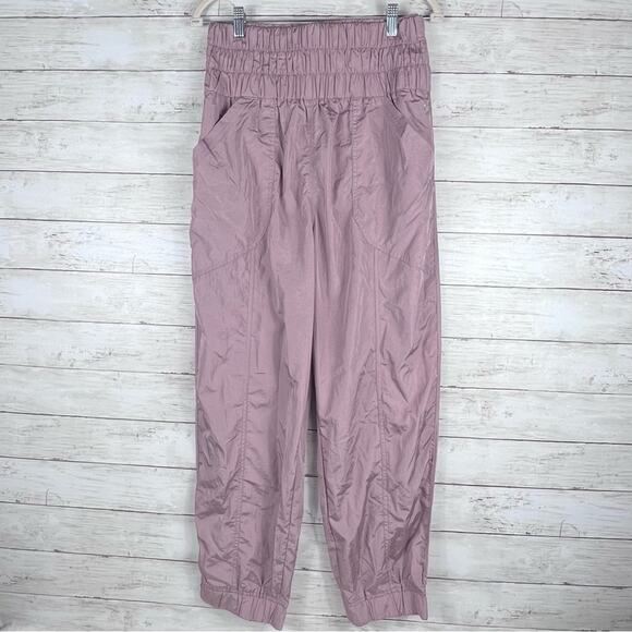 NEW Size Large Free People Movement Mauve High Rise Relaxed The Way Home Jogger - Picture 4 of 11
